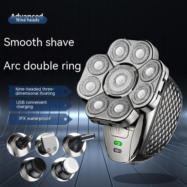 Rechargeable Smart Hair Clipper with Floating Cutter Head