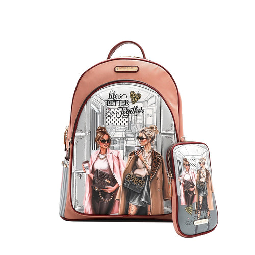 MOCHILA PARA PORTÁTIL CON PUERTO DE CARGA USB (LADIES NIGHT OUT)-0