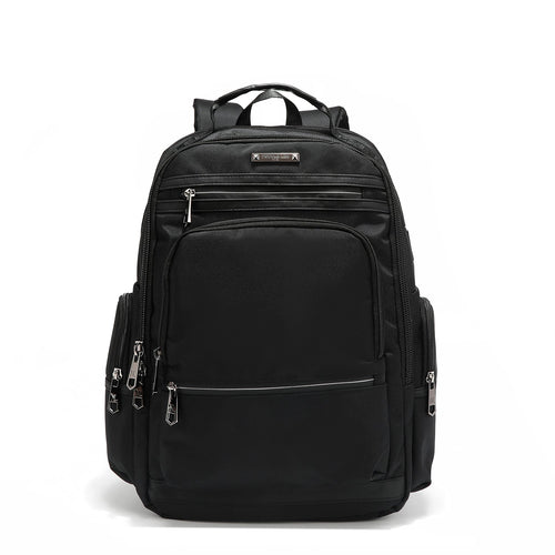 MOCHILA PARA PORTATIL CON PUERTO USB PARA HOMBRE NEGRO-0