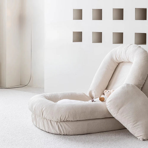 Nordic Cream Style Modular Sofa Tatami Waterproof and Washable Sofa Bed Beanbag Creative Luxury Home Furniture Sillas FYLS