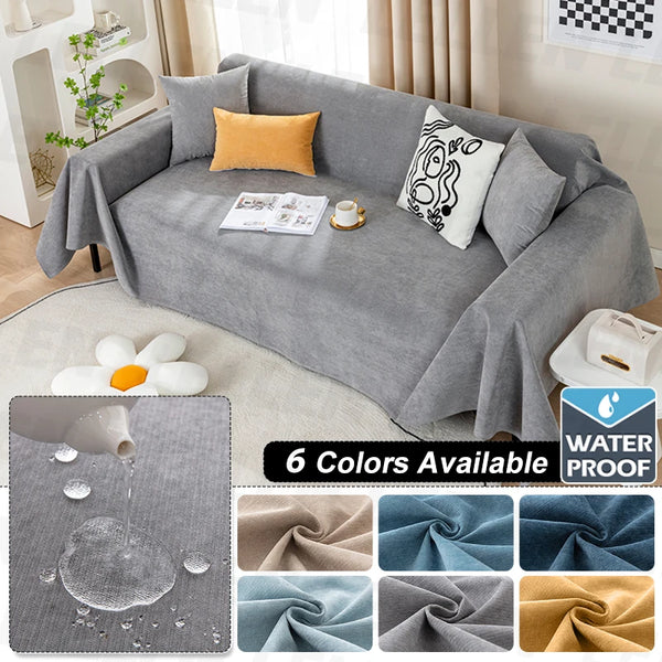 Waterproof Sofa Towel Solid Colour High Quality Sofa Cover Multifunctional Dustproof Durable Sofa Towel For Living Room Decor