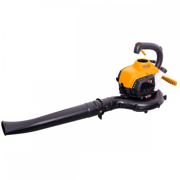 Aspirator de frunze/suflator de frunze pe benzina, Riwall, 1CP, 252 km/h, 10.200 l/min, sac de colectare 45L (RPBV 26)
